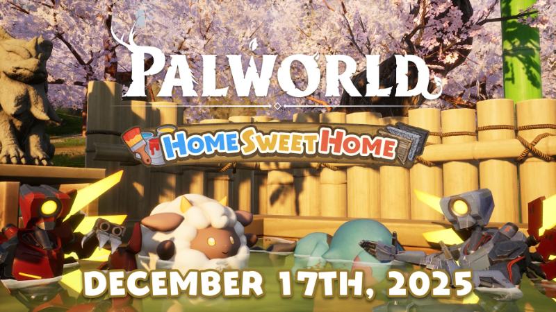 Palworld’s “Home Sweet Home” Update arrives December 17!