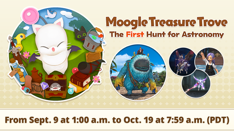 Moogle Treasure Trove - The First Hunt for Astronomy Commences September 9!