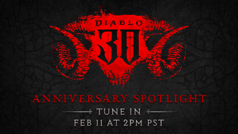 Diablo 30th Anniversary Spotlight Livestream