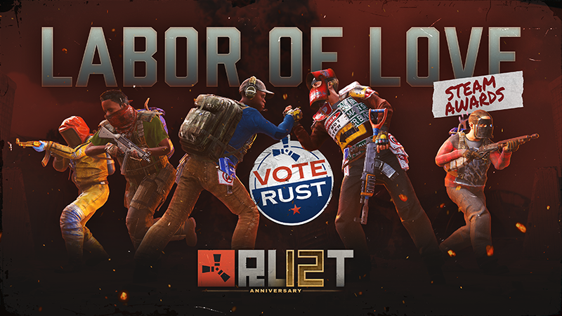 Final Round of Voting - Rust in the Steam Awards